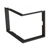 BEF HOME Zazdívací rámeček čtyřstranný černý 1x90°- hloubka 80mm, BEF THERM (V) 8 CP/CL